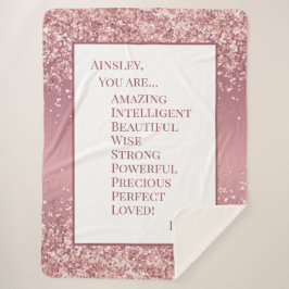 Tochter, die du amüsierst sherpadecke