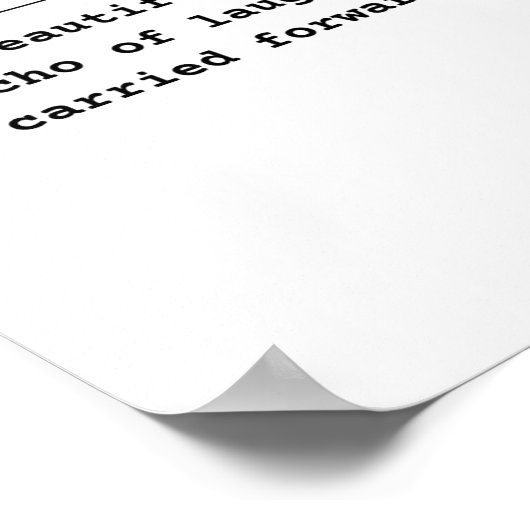 Tochter - Ein wunderschöner Anfang Poster (Ecke)