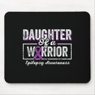 Tochter einer Lila Ribbon-Epilepsie Mousepad