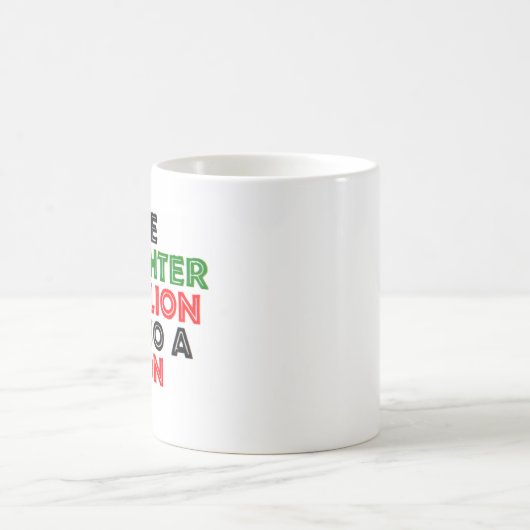 Tochter einer Löwenkaffee-Tasse Kaffeetasse (Mittel)