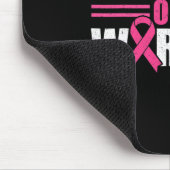 Tochter eines Brustkrebssäuermonts eines Kriegers Mousepad (Ecke)