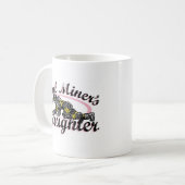Tochter eines Kohlearbeiters Kaffeetasse (Vorderseite Links)