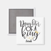 Tochter eines Königs  Magnet (Vorderseite/Rückseite)