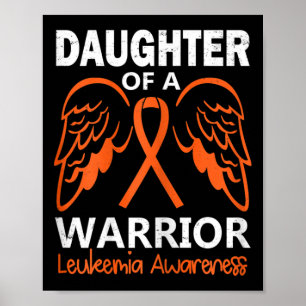 Tochter eines Kriegers Leukämie Bewusstsein Angel Poster