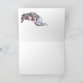 Tochter eines Löwen - Grußkarte Karte (Innenseite)