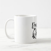 Tochter eines QUEEN Moderne Skripte, trendy Custom Kaffeetasse (Links)