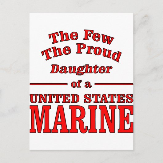 Tochter eines Staaten Postkarte (Vorderseite)