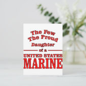 Tochter eines Staaten Postkarte (Stehend Vorderseite)