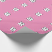 Tochter, Erste Kommune Silver Chalice Geschenkpapier (Ecke)