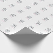 Tochter, Erste Kommune Silver Chalice Geschenkpapier (Ecke)