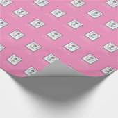 Tochter, Erste Kommune Silver Chalice Geschenkpapier (Ecke)