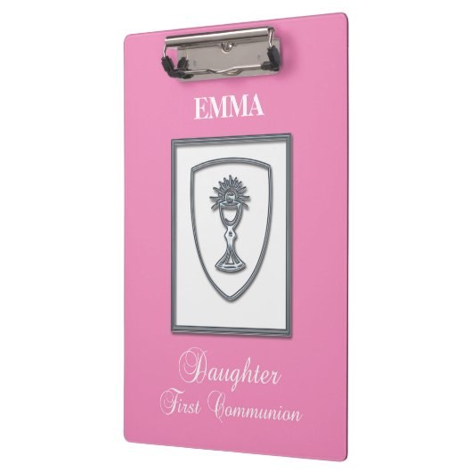 Tochter, Erste Kommune Silver Chalice Klemmbrett (Links)