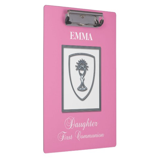 Tochter, Erste Kommune Silver Chalice Klemmbrett (Rechts)