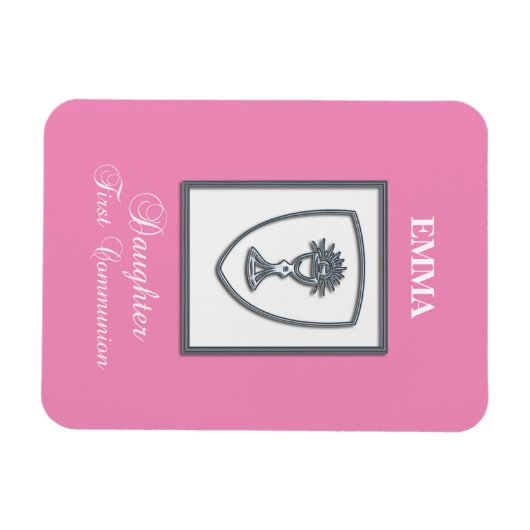 Tochter, Erste Kommune Silver Chalice Magnet (Horizontal)