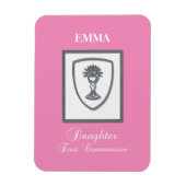 Tochter, Erste Kommune Silver Chalice Magnet (Vertikal)