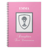 Tochter, Erste Kommune Silver Chalice Notizblock (Vorderseite)