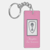 Tochter, Erste Kommune Silver Chalice Schlüsselanhänger (Vorderseite links)