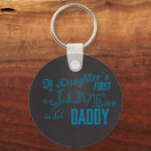 Töchter erste Liebe ihren Vater Schlüsselanhänger (Vorderseite)