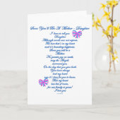 Tochter erwartet 1. Baby Karte (Gelbe Blume)