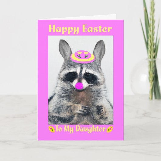 Tochter Feiertagskarte (Vorderseite)