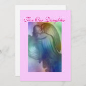 Tochter Feiertagskarte (Vorne/Hinten)