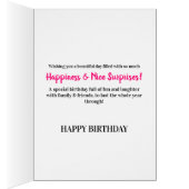 Tochter Geburtstag Blumen Herz Ballon jedes Alter (Innen (Rechts))