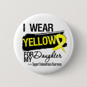 Tochter-gelber BandEndometriosis Button