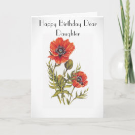 TOCHTER-GRUSS-KARTE KARTE