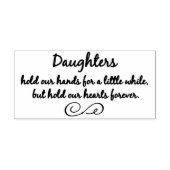 Töchter Gummistempel (Prägung)