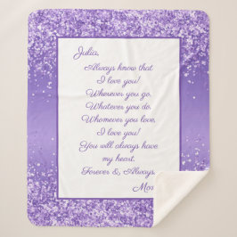 Tochter I Liebe Sherpadecke