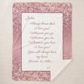 Tochter I Liebe Sherpadecke (Vorderseite)