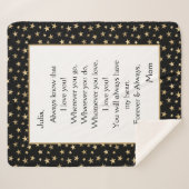 Tochter I Liebe Sherpadecke (Vorderseite (Horizontal))