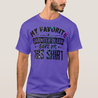 Tochter im Gesetz Funny Vater Mutter Lieblings-Wed T-Shirt