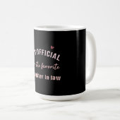 Tochter im Jura Geburtstag Weihnachten von Mama Kaffeetasse (VorderseiteRechts)