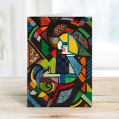 Tochter in einem Rocker | Henry Lyman Saően Karte