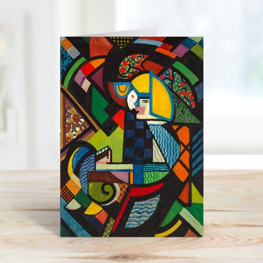 Tochter in einem Rocker | Henry Lyman Saően Karte