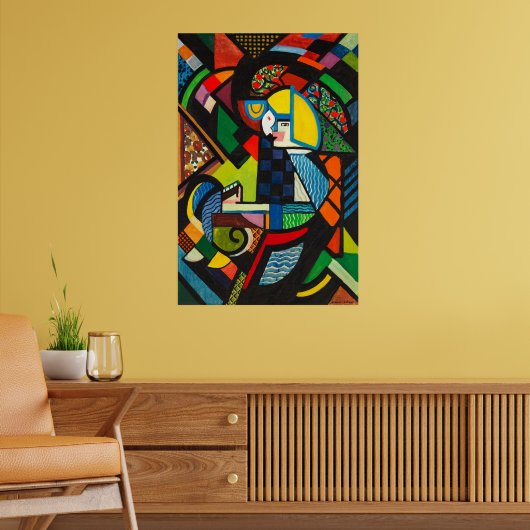 Tochter in einem Rocker Poster (Wohnzimmer 2)