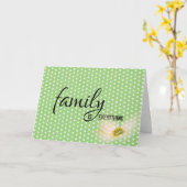 Tochter in Law Polka Dot Birthday Karte (Gelbe Blume)