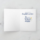 Tochter in Law Religious Birthday Daisies Karte (Innenseite)