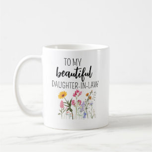 Tochter in Tasse, Schwiegertochter, Geschenk für J Kaffeetasse