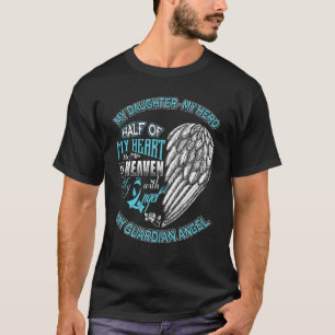 Tochter ist mein Wächter-Engel, die Hälfte meines T-Shirt