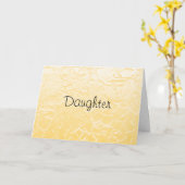 Tochter Karte (Gelbe Blume)