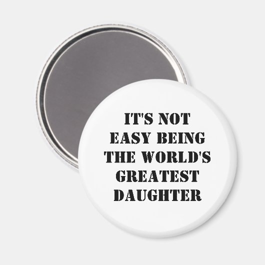 Tochter Magnet (Vorderseite/Rückseite)