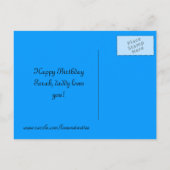 Tochter meiner Postkarte (Rückseite)