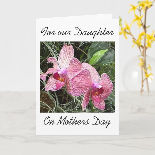 Tochter-Mutter-Tageskarte Karte (Gelbe Blume)