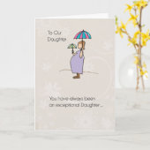 Tochter, Muttertagsschwangere Mama Karte (Gelbe Blume)