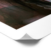 Tochter Naturblau Poster (Ecke)