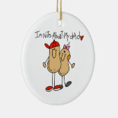 Tochter - Nüsse über meine Vater T - Shirt und Ges Keramikornament (Rechts)