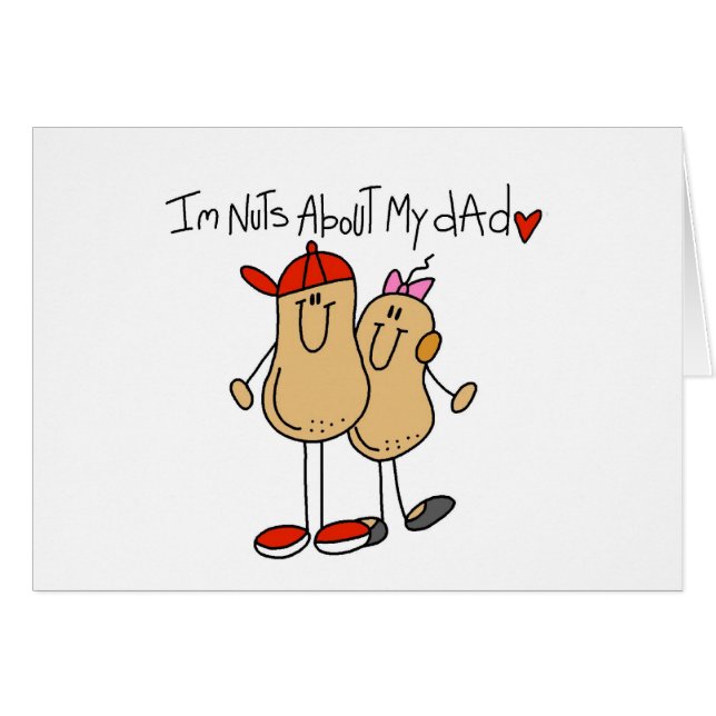 Tochter - Nüsse über meine Vater-T - Shirts und (Vorderseite (Horizontal))