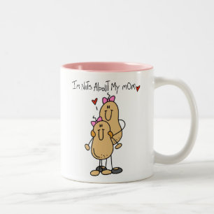 Tochter - Nüsse wegen meiner Mutter T-Shirts und G Zweifarbige Tasse
